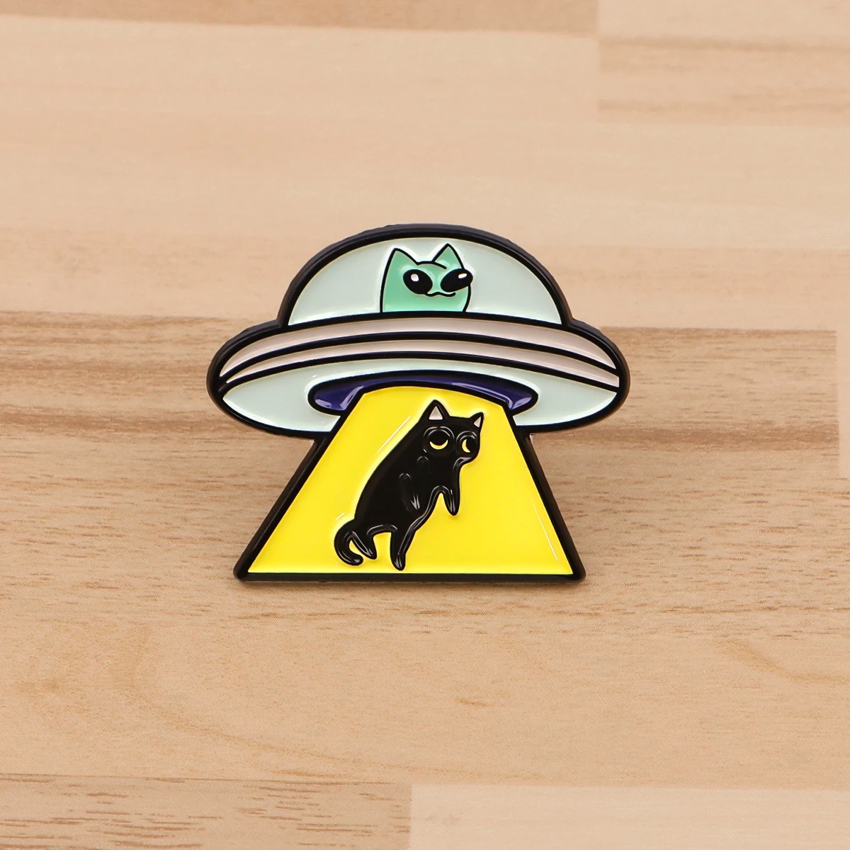 Model Kit Ufo - Эмалированная булавка с изображением НЛО инопланетянина,