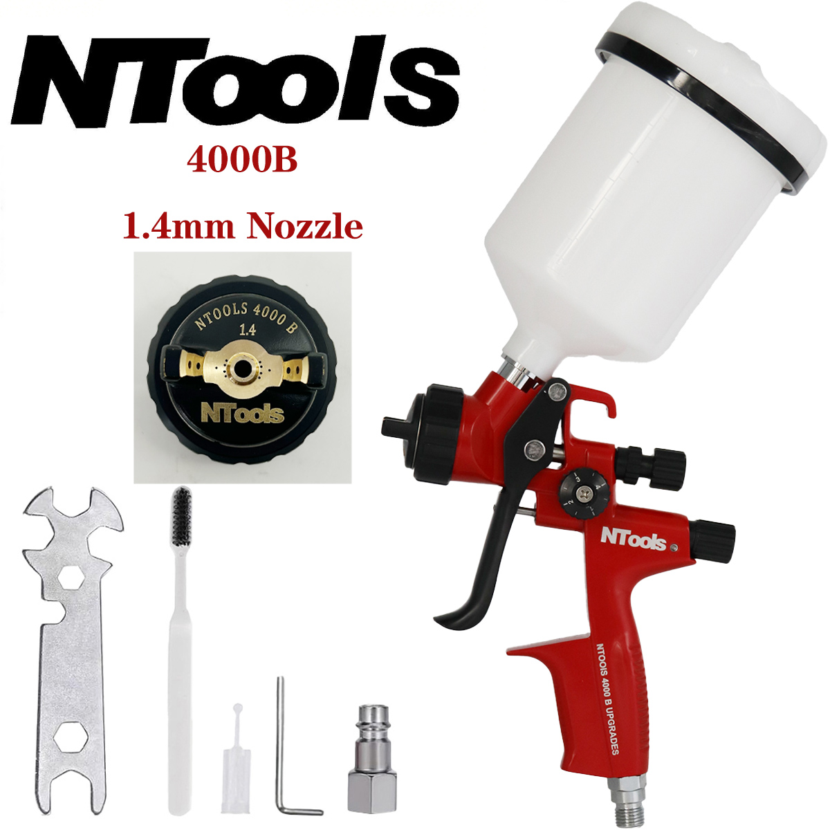 Spray Can Lacquer - Пистолет-распылитель NTOOLS 4000B с возможностью выбора