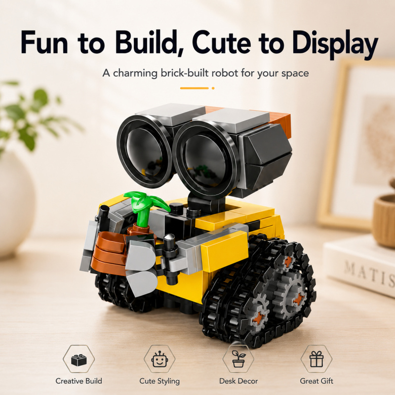 Model Kit Accessories - Набор мини-роботов-конструкторов, милая модель робота на