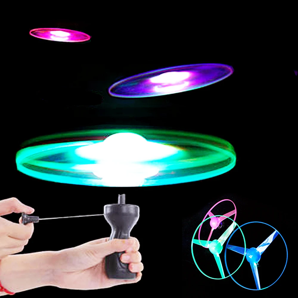 Model Kit Ufo - Светящийся летающий диск-пропеллер с LED-подсветкой, игрушка-НЛО