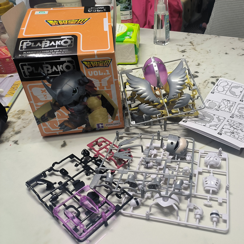 Model Kit Wargreymon - Оригинальная пластиковая модель Plamodel Digimon Adventure,