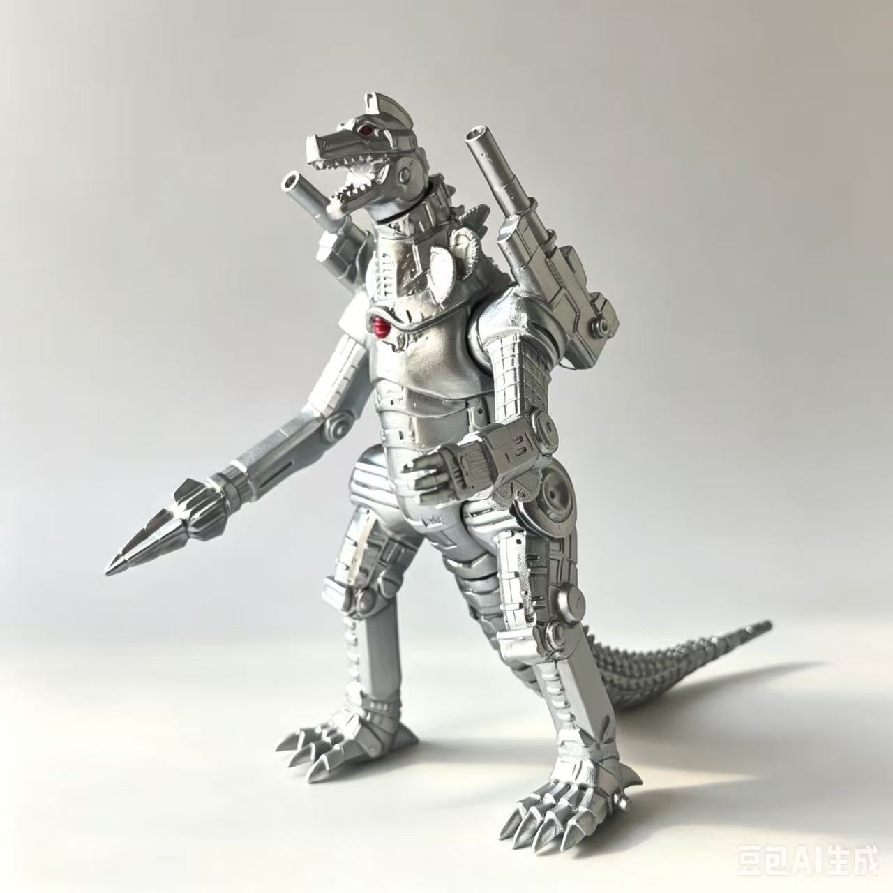 Model Kit Kiryu - Фигурка Годзиллы-робота из серии Cannon Mecha,