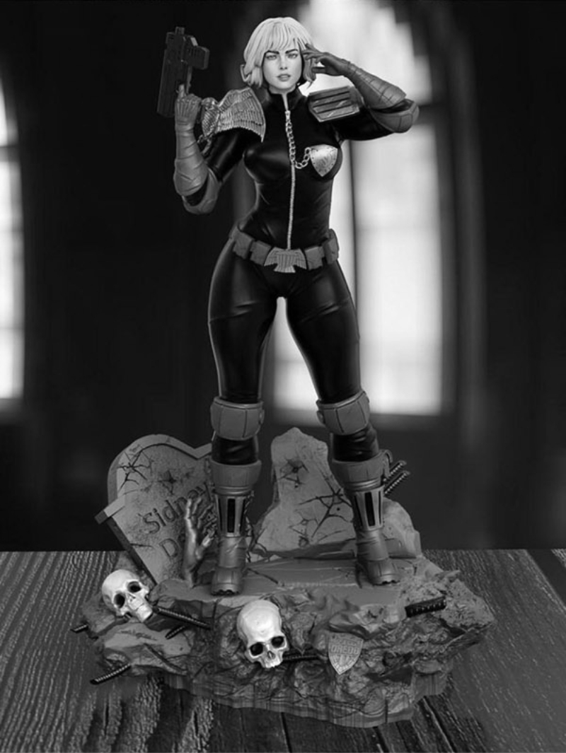 Model Kit Judge - Масштабная модель Кассандры Андерсон из смолы,