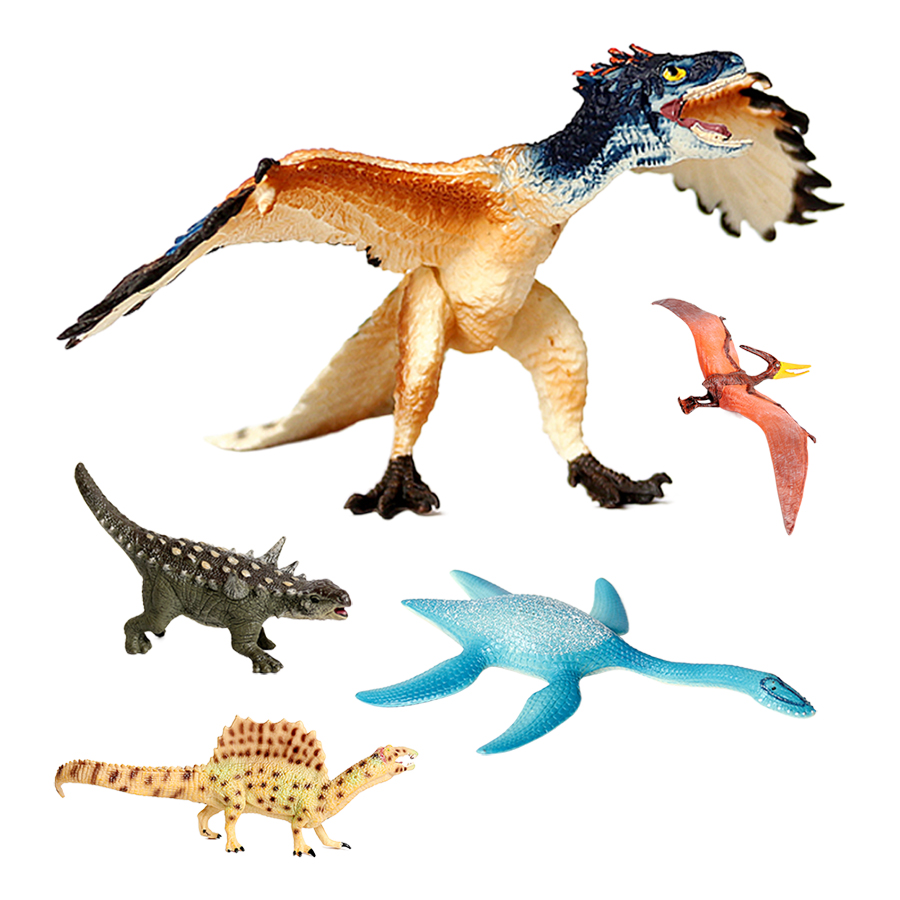 Model Kit Jurassic Park - Archaeopteryx Carnosaurus Spinosaurus Pterosaur T rex