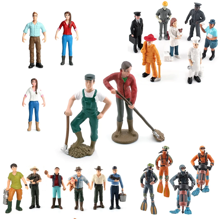 Фигурки профессий: фермер, дай – обзор и цена Model Kit Judge