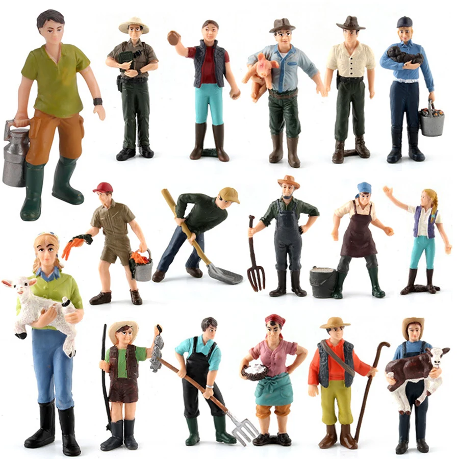 Фигурки профессий: фермер, дай – обзор и цена Model Kit Judge