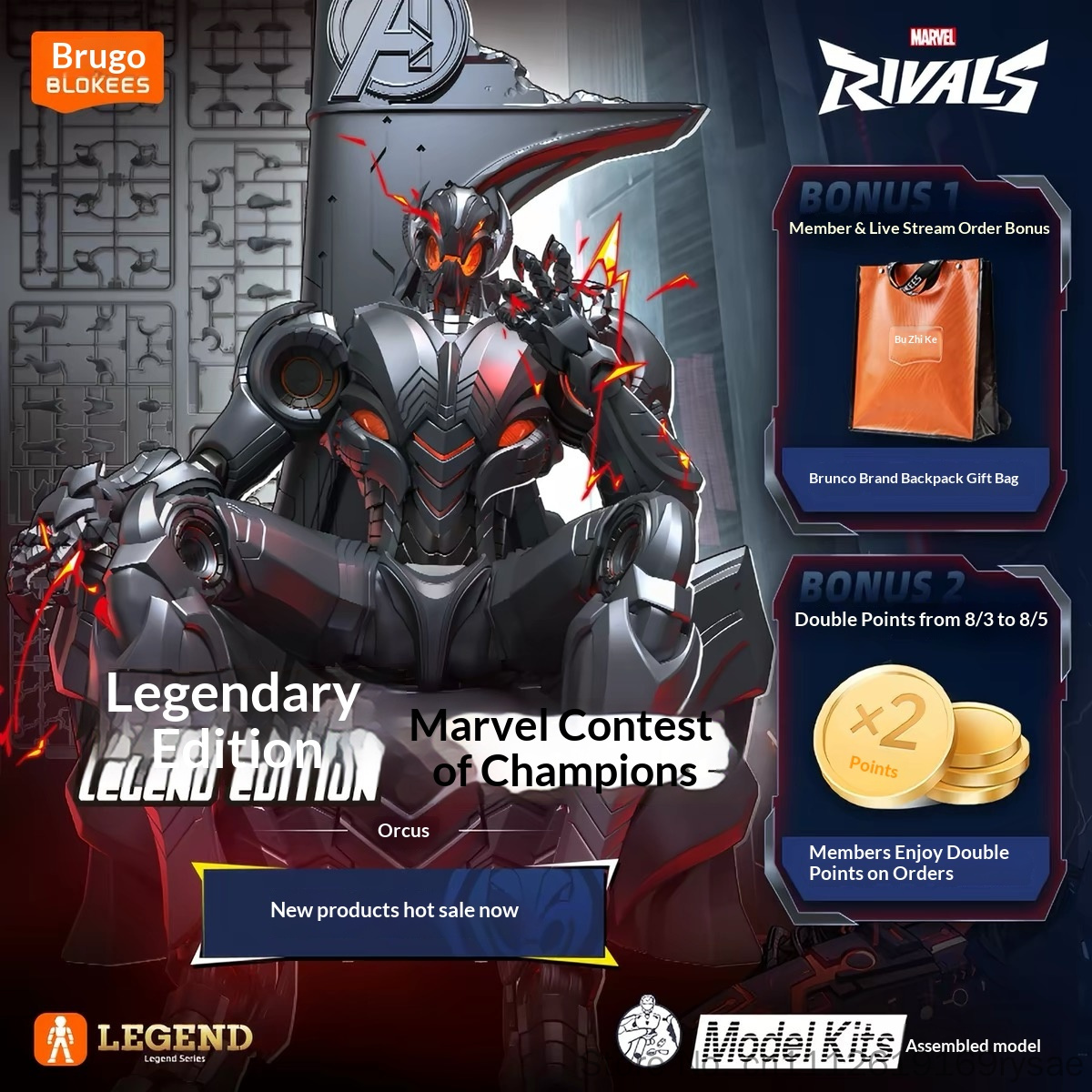 Оригинальный новый сборный наб – обзор и цена Model Kit Ultron