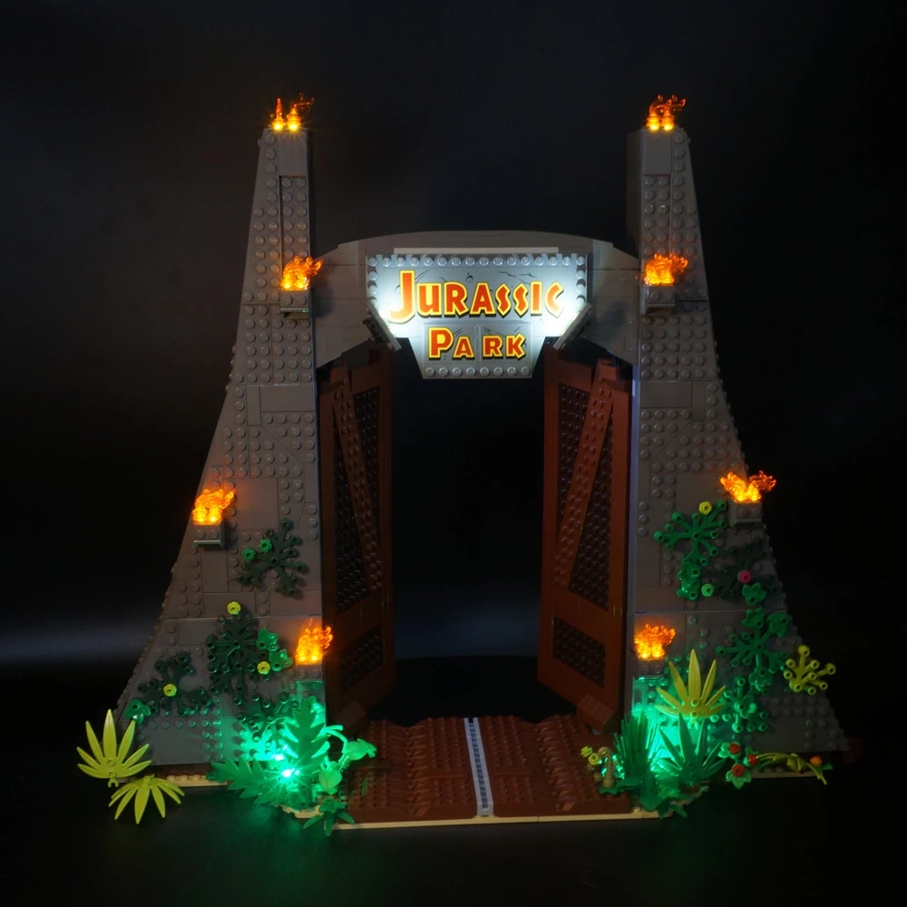 Набор со светодиодной подсветк – обзор и цена Model Kit Jurassic Park